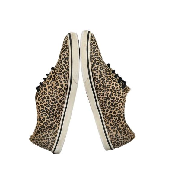 Vans Shoes Womens 7 Sneaker Authentic Low Pro Skate Casual Leopard Cheetah Brown - Picture 8 of 13